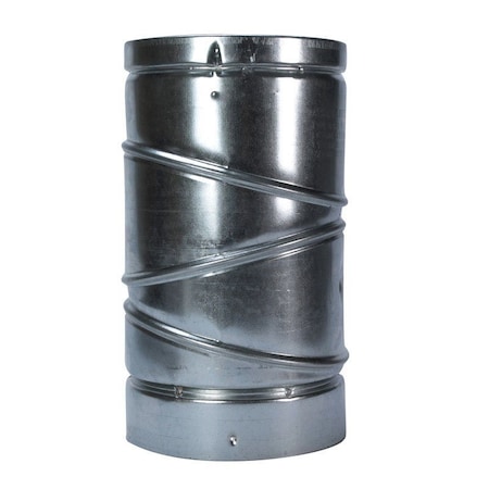 Selkirk Selkirk 6 in. D X 6 in. D Adjustable 90 deg Aluminum/Galvanized Steel Adjustable Elbow 186230